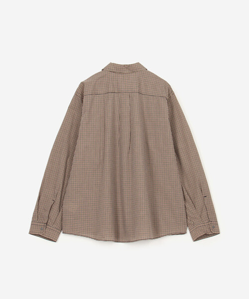 DANTON(ダントン)の「DANTON | プランサーボタン 長袖シャツ PLAID WOMEN(シャツ/ブラウス・レディース・グレー系その他/ベージュ系その他・36/38)」の11枚目の写真
