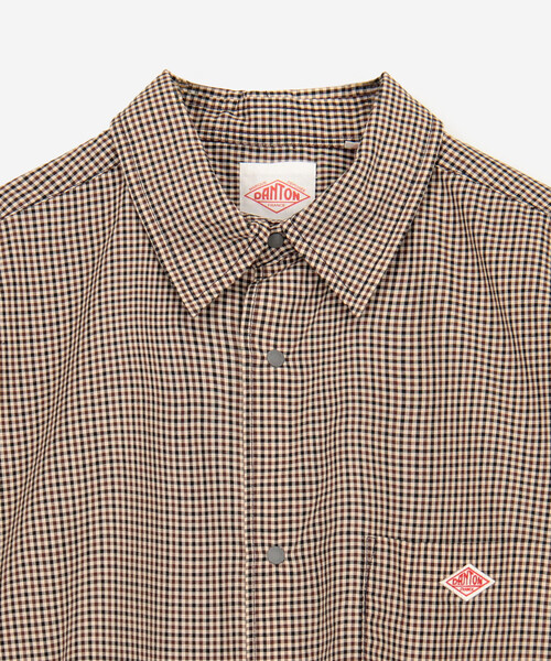 DANTON(ダントン)の「DANTON | プランサーボタン 長袖シャツ PLAID WOMEN(シャツ/ブラウス・レディース・グレー系その他/ベージュ系その他・36/38)」の12枚目の写真