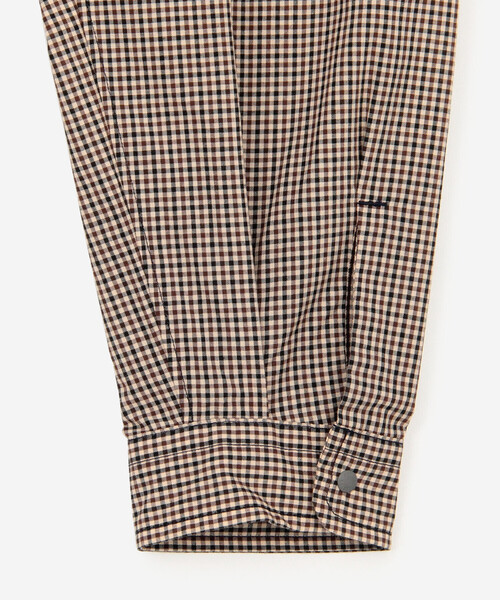 DANTON(ダントン)の「DANTON | プランサーボタン 長袖シャツ PLAID WOMEN(シャツ/ブラウス・レディース・グレー系その他/ベージュ系その他・36/38)」の13枚目の写真