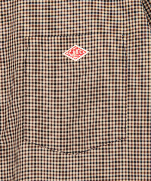 DANTON(ダントン)の「DANTON | プランサーボタン 長袖シャツ PLAID WOMEN(シャツ/ブラウス・レディース・グレー系その他/ベージュ系その他・36/38)」の3枚目の写真