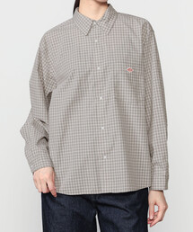 DANTON | プランサーボタン 長袖シャツ PLAID WOMEN