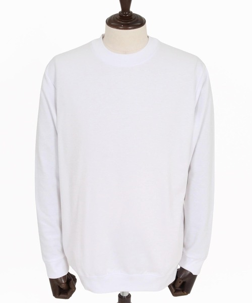 CAMBIO(カンビオ)の「mlt5816-スムース裏起毛ロンT(HLCM0292)(Tシャツ/カットソー・メンズ・ブラック/オフホワイト/グレイッシュベージュ・S/M/L)」の5枚目の写真
