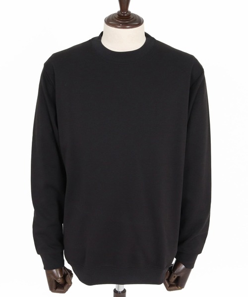 CAMBIO(カンビオ)の「mlt5816-スムース裏起毛ロンT(HLCM0292)(Tシャツ/カットソー・メンズ・ブラック/オフホワイト/グレイッシュベージュ・S/M/L)」の6枚目の写真