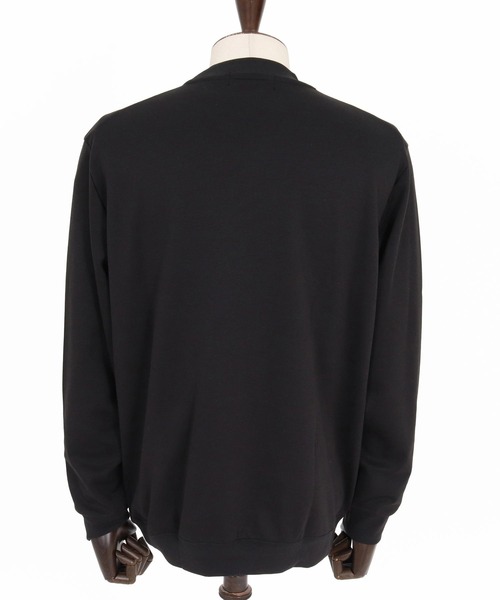 CAMBIO(カンビオ)の「mlt5816-スムース裏起毛ロンT(HLCM0292)(Tシャツ/カットソー・メンズ・ブラック/オフホワイト/グレイッシュベージュ・S/M/L)」の7枚目の写真