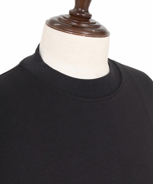 CAMBIO(カンビオ)の「mlt5816-スムース裏起毛ロンT(HLCM0292)(Tシャツ/カットソー・メンズ・ブラック/オフホワイト/グレイッシュベージュ・S/M/L)」の8枚目の写真