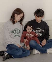 MAKE YOUR DAY（メイクユアデイ）の「カレッジロゴ裏毛トレーナー■パパサイズ（スウェット）」
