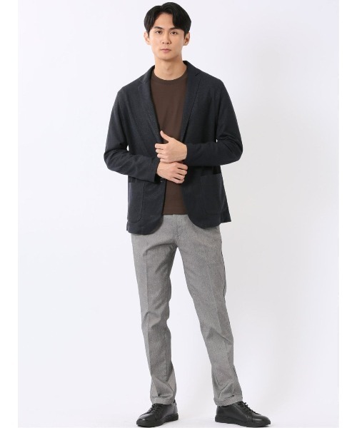 TAKA-Q(タカキュー)の「パンツ メンズ ストレッチ スリム トラウザー テーパード ソラーロ クロスストレッチ(チノパンツ・メンズ・ネイビー/ライトグレー・S/LARGE/2S/MEDIUM/X-LARGE/3L)」の7枚目の写真
