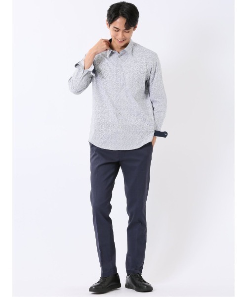 TAKA-Q(タカキュー)の「パンツ メンズ ストレッチ スリム トラウザー テーパード ソラーロ クロスストレッチ(チノパンツ・メンズ・ネイビー/ライトグレー・S/LARGE/2S/MEDIUM/X-LARGE/3L)」の17枚目の写真