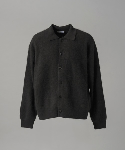 MAISON SPECIAL(メゾンスペシャル)の「《UNISEX》スーパー140エクストラファインメリノウールプライムオーバー襟付きカーディガン/Super140 Extra Fine Merino Wool Prime-Over Collared Cardigan【MAISON SPECIAL/メゾンスペシャル】(カーディガン/ボレロ・メンズ・チャコールグレー/レッド/ブラック・0/1/2)」の18枚目の写真