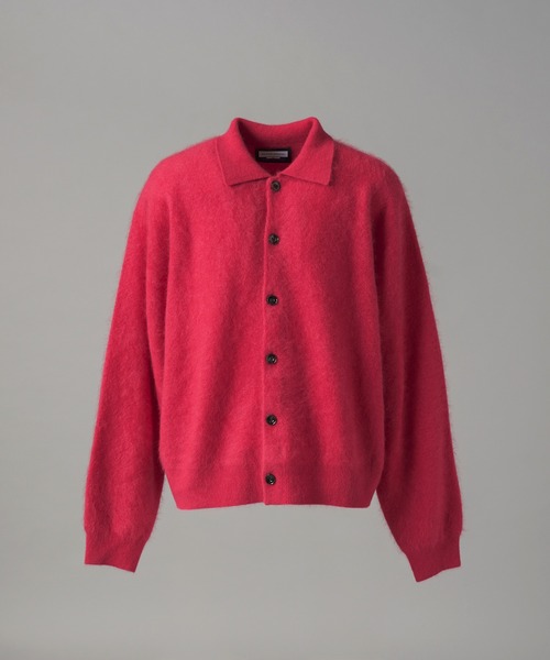 MAISON SPECIAL(メゾンスペシャル)の「《UNISEX》スーパー140エクストラファインメリノウールプライムオーバー襟付きカーディガン/Super140 Extra Fine Merino Wool Prime-Over Collared Cardigan【MAISON SPECIAL/メゾンスペシャル】(カーディガン/ボレロ・メンズ・チャコールグレー/レッド/ブラック・0/1/2)」の20枚目の写真
