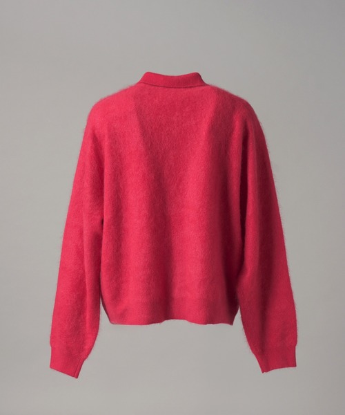 MAISON SPECIAL(メゾンスペシャル)の「《UNISEX》スーパー140エクストラファインメリノウールプライムオーバー襟付きカーディガン/Super140 Extra Fine Merino Wool Prime-Over Collared Cardigan【MAISON SPECIAL/メゾンスペシャル】(カーディガン/ボレロ・メンズ・チャコールグレー/レッド/ブラック・0/1/2)」の22枚目の写真