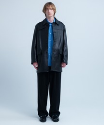 URBAN RESEARCH(�A�[�o�����T�[�`)��new basic�@LAMB LEATHER CAR COAT(���̑��A�E�^�[)