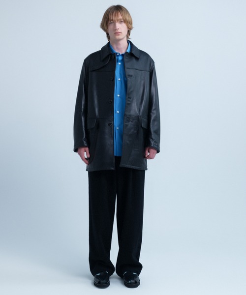 URBAN RESEARCH(アーバンリサーチ)の「new basic LAMB LEATHER CAR COAT(その他アウター・メンズ・ブラック/ブラウン・LARGE/MEDIUM)」の1枚目の写真