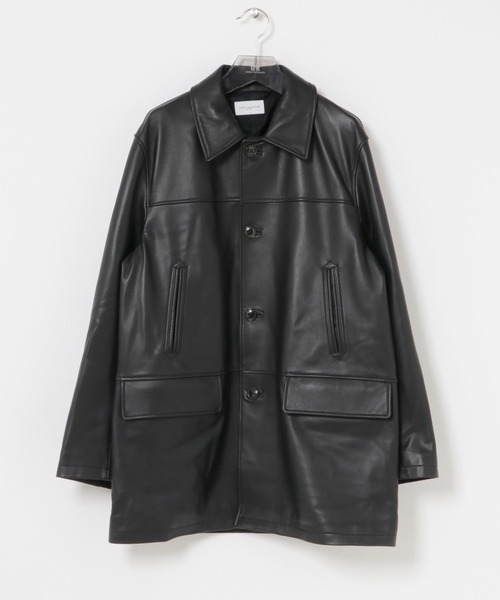 URBAN RESEARCH(アーバンリサーチ)の「new basic LAMB LEATHER CAR COAT(その他アウター・メンズ・ブラック/ブラウン・LARGE/MEDIUM)」の4枚目の写真