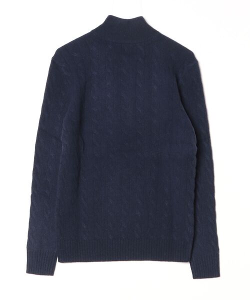 POLO RALPH LAUREN(ポロ ラルフ ローレン)の「ケーブルニット クォータージップ セーター(ニット/セーター・メンズ・ブルー・S/M/L/XS)」の2枚目の写真