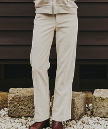 SEAGREEN(シーグリーン) WIDE WALE CORDUROY STRAIGHT PANTS ワイドウェールコーデュロイストレートパンツ