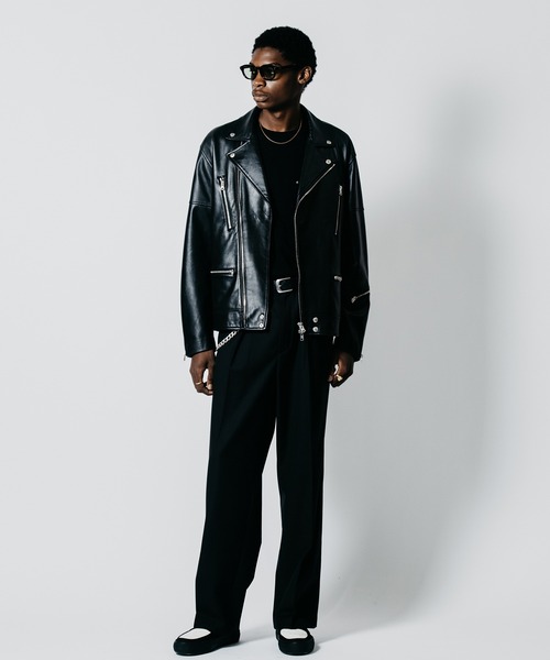CRIMIE(クライミー)の「SUITING WIDE LUXURY TROUSERS(スラックス・メンズ・ブラック/ブラウン・XXL/XL/L/M/S)」の1枚目の写真