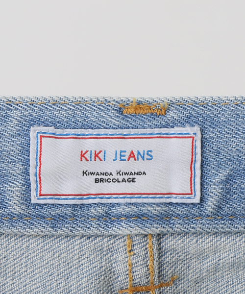 EDIT. FOR LULU(エディットフォールル)の「【Kiwanda Kiwanda/ キワンダキワンダ】 LoveEmbroideryDenim Red(デニムパンツ・レディース・ブルー系その他・30cm)」の11枚目の写真