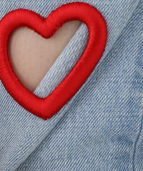 EDIT. FOR LULU(エディットフォールル)の「【Kiwanda Kiwanda/ キワンダキワンダ】 LoveEmbroideryDenim Red(デニムパンツ・レディース・ブルー系その他・30cm)」の13枚目の写真
