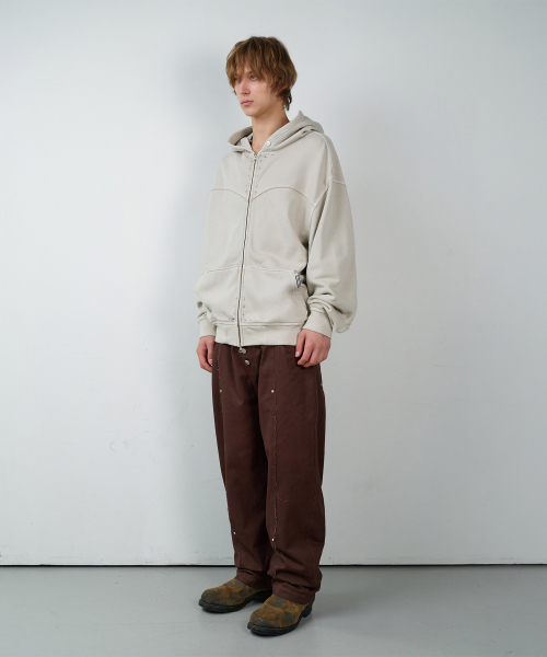THEVINYLHOUSE(ザバイニルハウス)の「CURVED STUD PANTS BROWN(その他パンツ・レディース・その他・SMALL/MEDIUM/LARGE)」の6枚目の写真