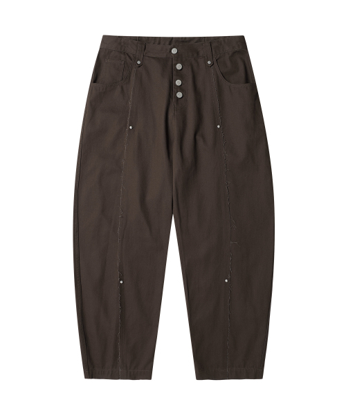 THEVINYLHOUSE(ザバイニルハウス)の「CURVED STUD PANTS BROWN(その他パンツ・レディース・その他・SMALL/MEDIUM/LARGE)」の9枚目の写真