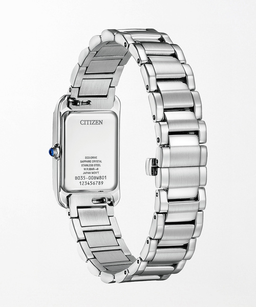 CITIZEN(シチズン)の「CITIZEN L SQUARE Collection EW5620-55A Silver(アナログ腕時計・レディース・シルバー・FREE)」の2枚目の写真