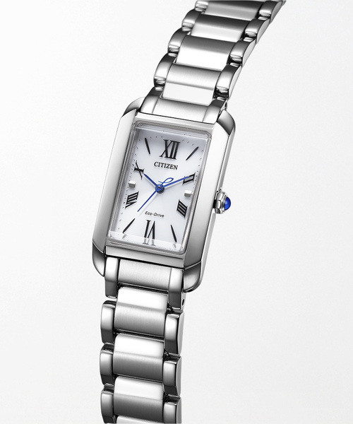 CITIZEN(シチズン)の「CITIZEN L SQUARE Collection EW5620-55A Silver(アナログ腕時計・レディース・シルバー・FREE)」の4枚目の写真