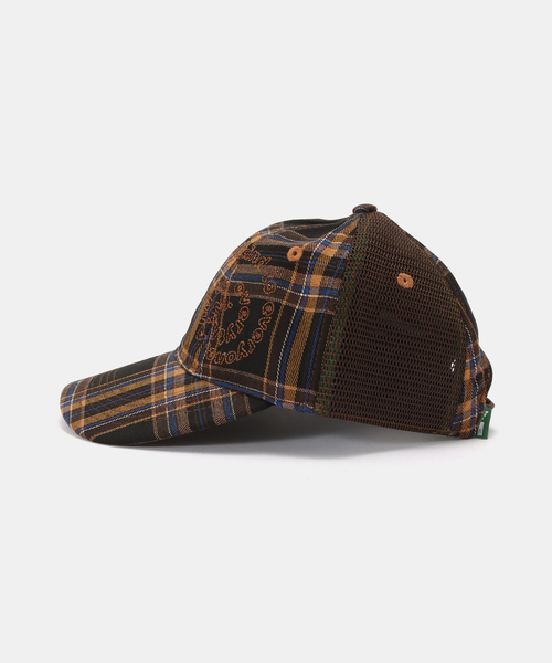 b.Eautiful/ビューティフル】 B-Turn Low Profile Hat(BROWN PLAID