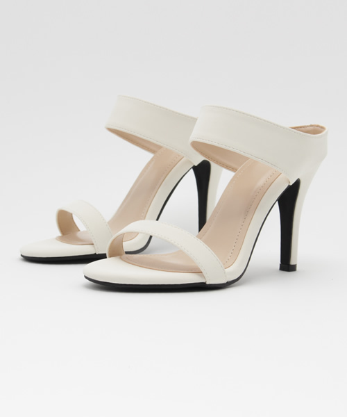 Re:EDIT（リエディ）の「ダブルベルトミュール（サンダル・レディース・ホワイト/ブルー系その他/ブラック/ピンク/ホワイト系その他/ホワイト×シルバー/ブラック×ブラック/マルチ/ホワイト×ブラック/ホワイト×ホワイト/シルバー・X-LARGE/MEDIUM/SMALL/LARGE）」の20枚目の写真