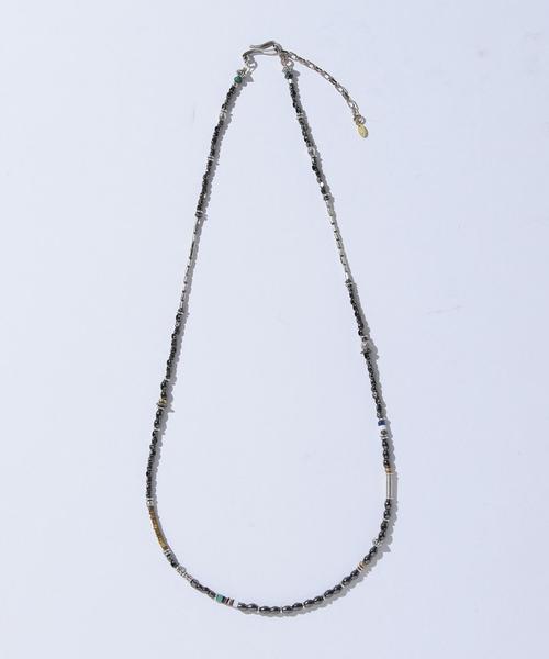 BEAUTY&YOUTH UNITED ARROWS(ビューティーアンドユースユナイテッドアローズ)の「BY ∴ ブラック メタル ビーズ ネックレス◆(ネックレス・メンズ・その他1/その他2・フリー)」の5枚目の写真