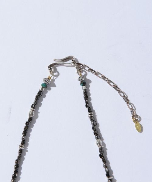 BEAUTY&YOUTH UNITED ARROWS(ビューティーアンドユースユナイテッドアローズ)の「BY ∴ ブラック メタル ビーズ ネックレス◆(ネックレス・メンズ・その他1/その他2・フリー)」の6枚目の写真