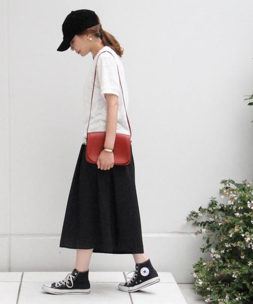 coen（コーエン）の「コットンローンソリッドスカ―チョ（その他パンツ・レディース・ブラック/オリーブ・MEDIUM/LARGE）」の18枚目の写真