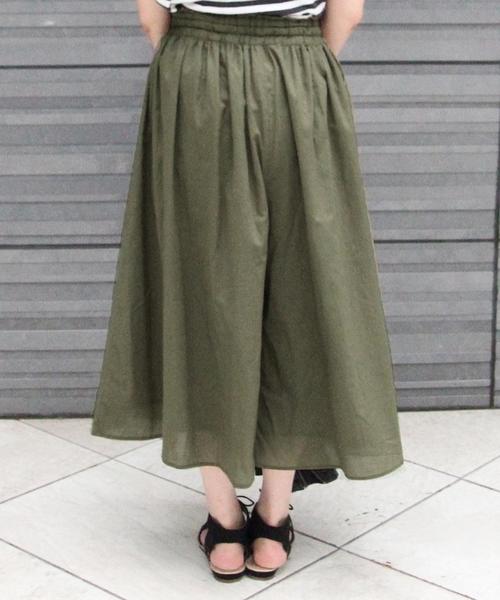 coen（コーエン）の「コットンローンソリッドスカ―チョ（その他パンツ・レディース・ブラック/オリーブ・MEDIUM/LARGE）」の21枚目の写真