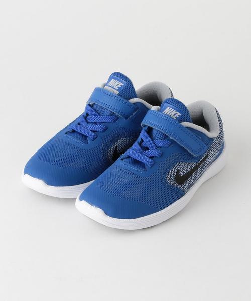 NIKE（ナイキ）の「【NIKE(ナイキ)】レボリューション3TDV14cm-16cm◆（スニーカー・キッズ・コバルトブルー/グレー・14cm/15cm/16cm）」の2枚目の写真