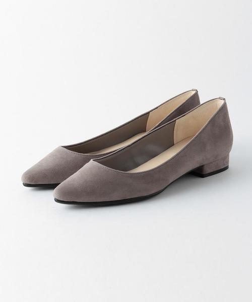 BEAUTY&YOUTH UNITED ARROWS（ビューティーアンドユースユナイテッドアローズ）の「BY スエードポインテッドヒールパンプス2.0 2 ◆（パンプス・レディース・ネイビー/ブラック/グレー/オリーブ/ライトグレー/レッド/イエロー/ベージュ・37/35h/36h/37h/38/36）」の3枚目の写真