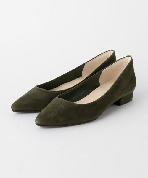 BEAUTY&YOUTH UNITED ARROWS（ビューティーアンドユースユナイテッドアローズ）の「BY スエードポインテッドヒールパンプス2.0 2 ◆（パンプス・レディース・ネイビー/ブラック/グレー/オリーブ/ライトグレー/レッド/イエロー/ベージュ・37/35h/36h/37h/38/36）」の5枚目の写真