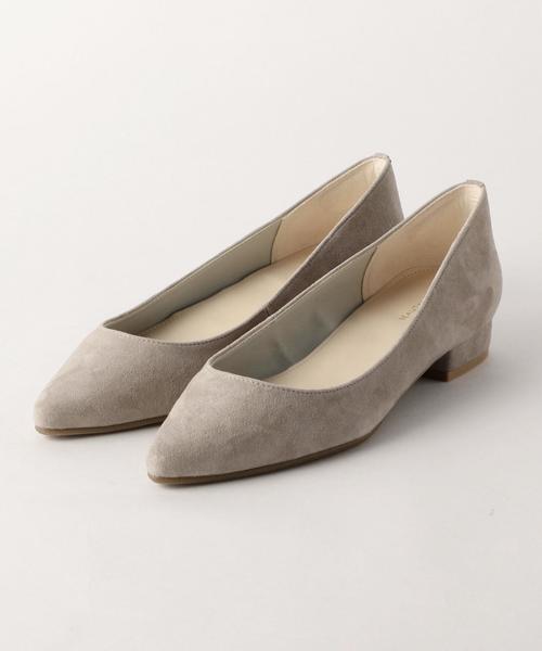 BEAUTY&YOUTH UNITED ARROWS（ビューティーアンドユースユナイテッドアローズ）の「BY スエードポインテッドヒールパンプス2.0 2 ◆（パンプス・レディース・ネイビー/ブラック/グレー/オリーブ/ライトグレー/レッド/イエロー/ベージュ・37/35h/36h/37h/38/36）」の2枚目の写真