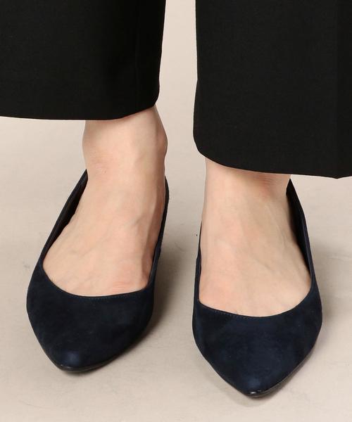 BEAUTY&YOUTH UNITED ARROWS（ビューティーアンドユースユナイテッドアローズ）の「BY スエードポインテッドヒールパンプス2.0 2 ◆（パンプス・レディース・ネイビー/ブラック/グレー/オリーブ/ライトグレー/レッド/イエロー/ベージュ・37/35h/36h/37h/38/36）」の9枚目の写真