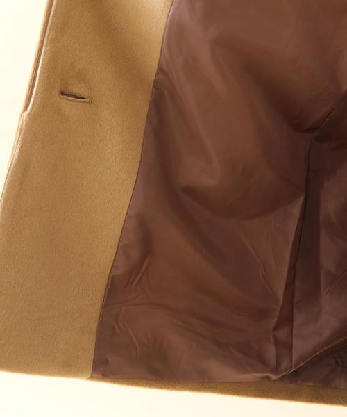 coen（コーエン）の「コクーンチェスターコート（チェスターコート・レディース・ベージュ/ネイビー・LARGE/MEDIUM）」の16枚目の写真