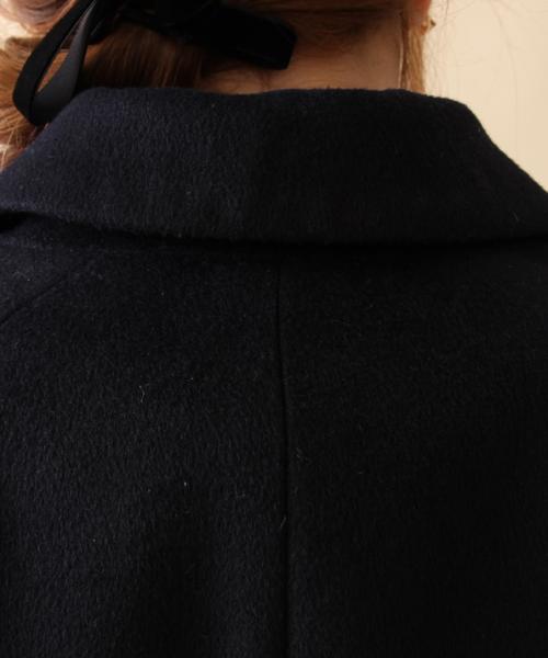 coen（コーエン）の「コクーンチェスターコート（チェスターコート・レディース・ベージュ/ネイビー・LARGE/MEDIUM）」の10枚目の写真