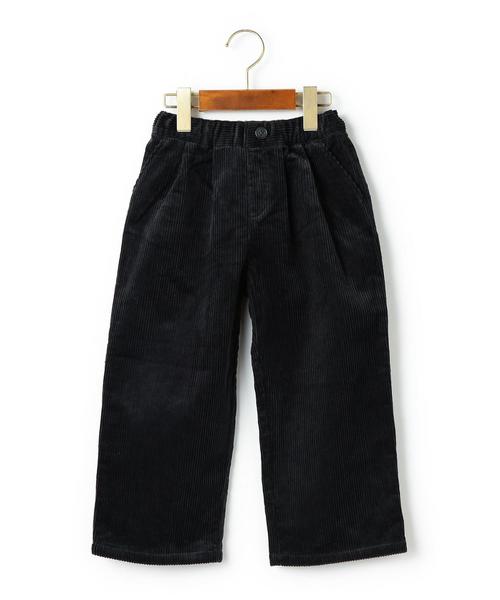 green label relaxing（グリーンレーベルリラクシング）の「■■■フトコール タックワイド パンツ フルレングス◆（その他パンツ・キッズ・ナチュラル/ネイビー・115/125/105）」の14枚目の写真