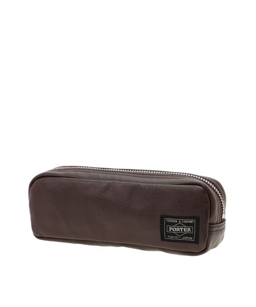 PORTER（ポーター）の「フリースタイル ペンケース（ステーショナリー・メンズ・キャメル/ブラウン/ブラック・FREE）」の3枚目の写真