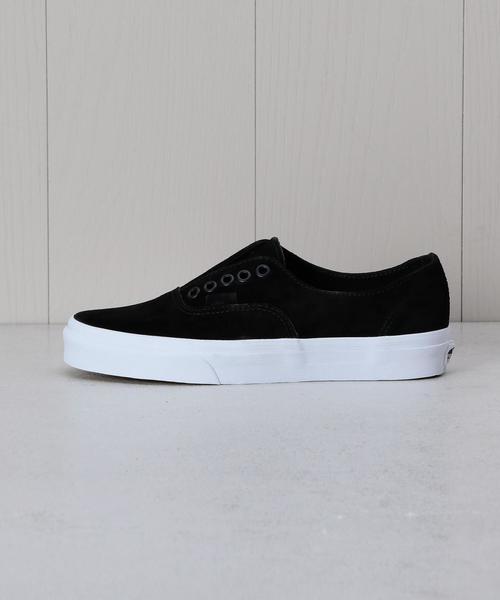 BEAUTY&YOUTH UNITED ARROWS（ビューティーアンドユースユナイテッドアローズ）の「＜VANS＞AUTHENTIC GORE SNEAKERS/ｽﾘｯﾎﾟﾝ◆（スリッポン・レディース・ホワイト/ブラック・5/6h/4h/6/5h）」の2枚目の写真
