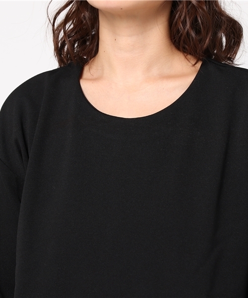 RANAN(ラナン)の「アシメデザインチュニック(Tシャツ/カットソー・レディース・カーキ/オフホワイト/ブラック/ネイビー/キャメル/チャコールグレー/サンドグレー/ライトピンク/オレンジ/ブルーグリーン/ライトグレー・LL/L/M/S/5L/3L/4L)」の20枚目の写真