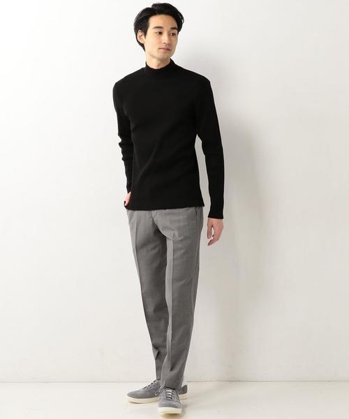 UNITED ARROWS（ユナイテッドアローズ）の「USCM リブ モックネック（ニット/セーター・メンズ・ブラック/ライトグレー/ホワイト・X-SMALL/X-LARGE/MEDIUM/LARGE/SMALL/XX-LARGE）」の18枚目の写真