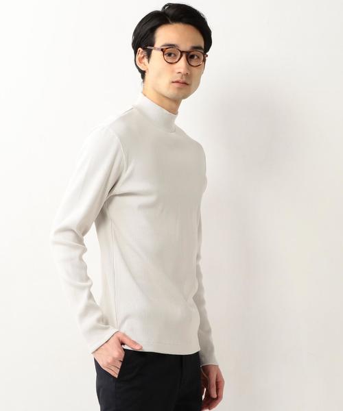 UNITED ARROWS（ユナイテッドアローズ）の「USCM リブ モックネック（ニット/セーター・メンズ・ブラック/ライトグレー/ホワイト・X-SMALL/X-LARGE/MEDIUM/LARGE/SMALL/XX-LARGE）」の8枚目の写真