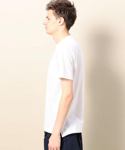 LACOSTE（ラコステ）の「＜LACOSTE（ラコステ）＞ PIQUE 1POC C/N/Tシャツ ◆（Tシャツ/カットソー・メンズ・ホワイト/ブラック/ネイビー・5/4/3）」の5枚目の写真