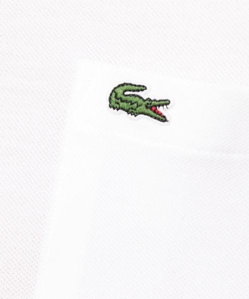 LACOSTE（ラコステ）の「＜LACOSTE（ラコステ）＞ PIQUE 1POC C/N/Tシャツ ◆（Tシャツ/カットソー・メンズ・ホワイト/ブラック/ネイビー・5/4/3）」の7枚目の写真