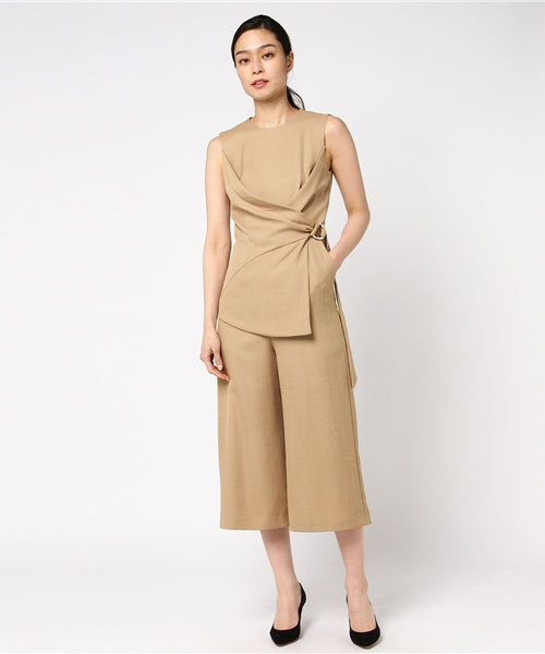 PEGGY LANA(ペギーラナ)の「Light Choice Up Belt Rompers(ワンピース・レディース・ブルー/ライトベージュ/ベージュ・1/2)」の12枚目の写真