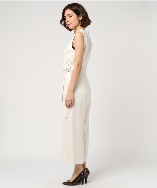 PEGGY LANA(ペギーラナ)の「Light Choice Up Belt Rompers(ワンピース・レディース・ブルー/ライトベージュ/ベージュ・1/2)」の5枚目の写真